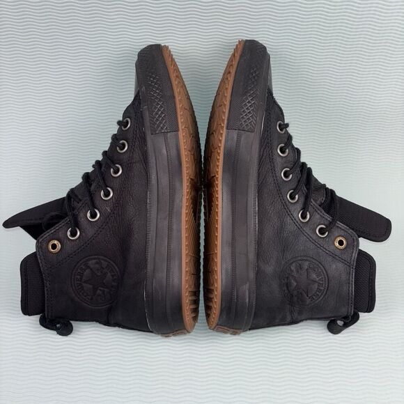Converse Chuck Taylor All Star Waterproof Sneakers Women’s Size 7 Nubuck Black - Picture 6 of 10